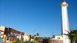 El Faro en la zona límite fronteriza en Playas de Tijuana