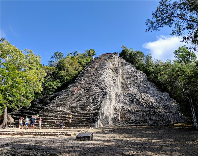 sitio arqueologico de coba cancun turistico